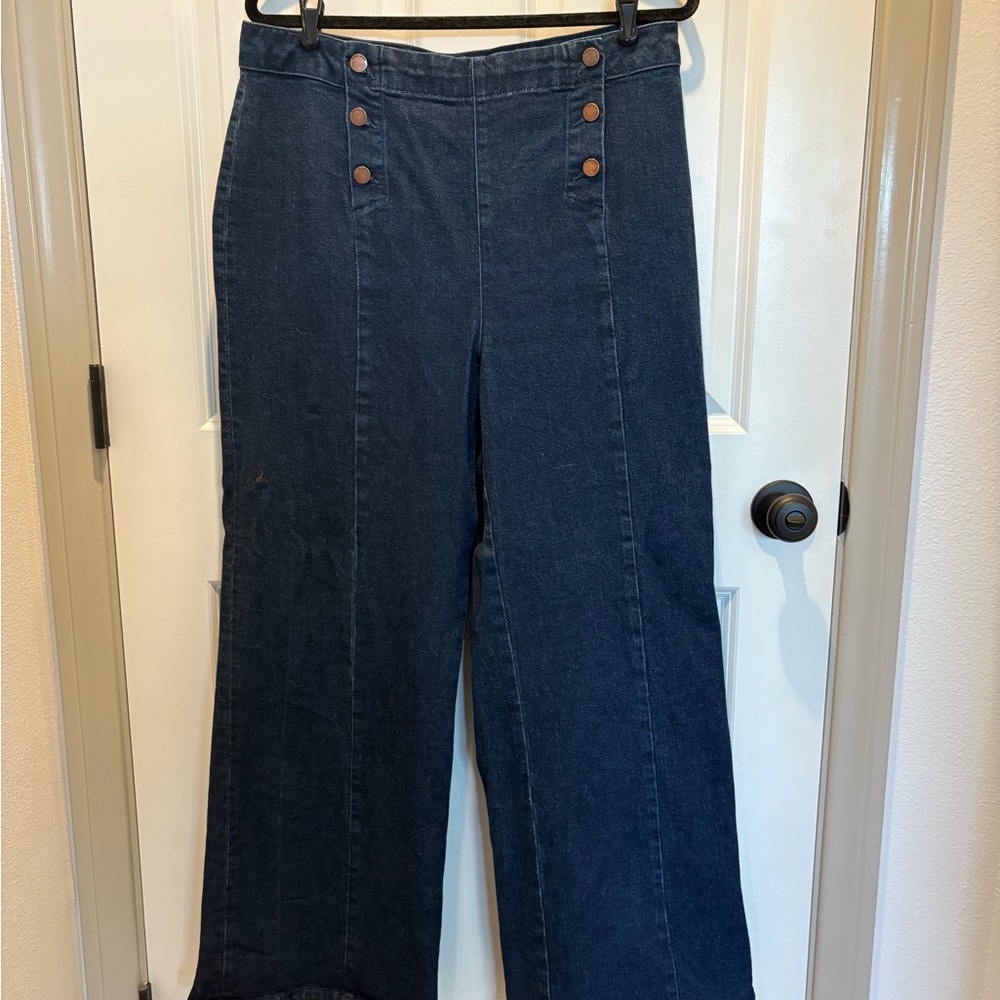 Boden Denim Sailor Wide-Leg Jeans 14R